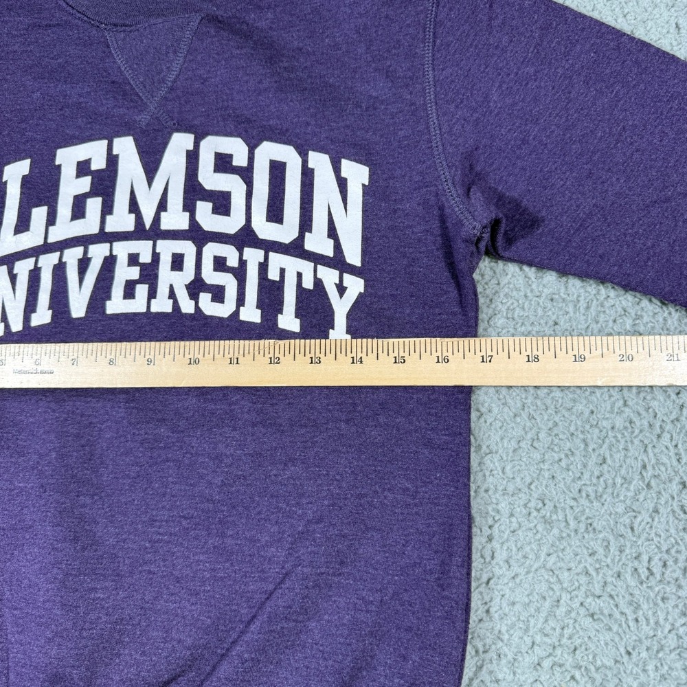 University of Clemson Tigers Sweatshirt‎ Womens Small Alta Gracia Purple Fleece - Picture 5 of 7